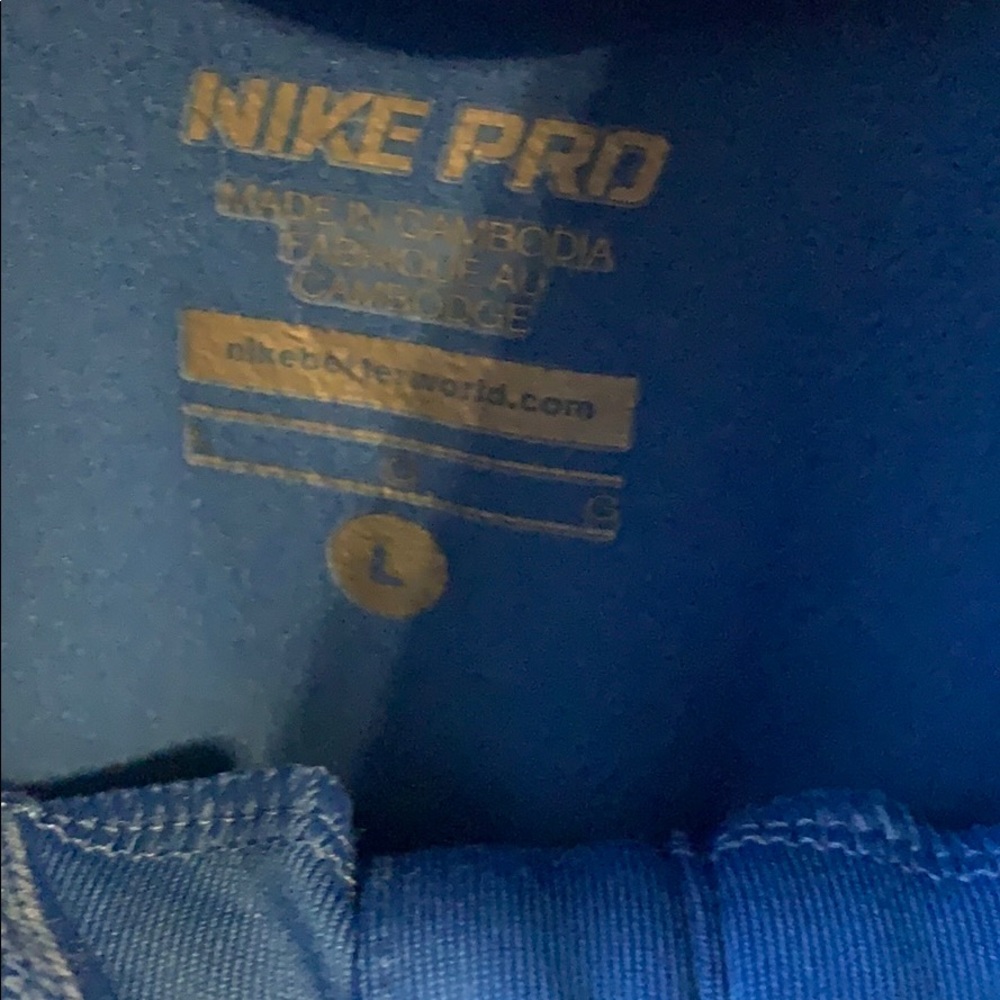 Nike Pro workout pullover sz L - Picture 3 of 5